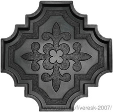 Формы для тротуарной плитки Вереск-2007 Лилия большая &mdash; Вереск-2007